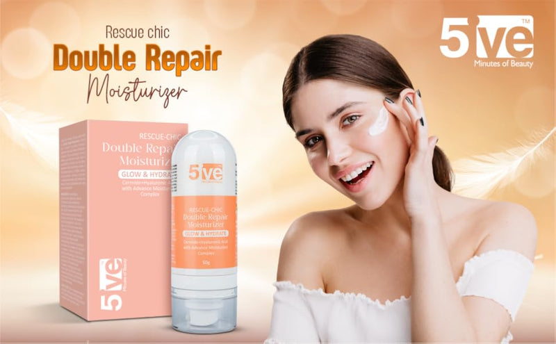 Rescue Chic Double Repair Moisturizer for Face - 50g