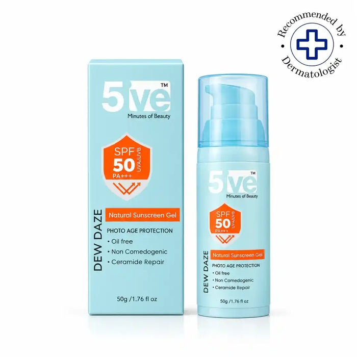 Dew Daze Sunscreen SPF 50 PA+++Gel - 50 ml