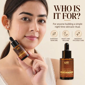 Glorush Radiance Night Serum for Face - 30ml