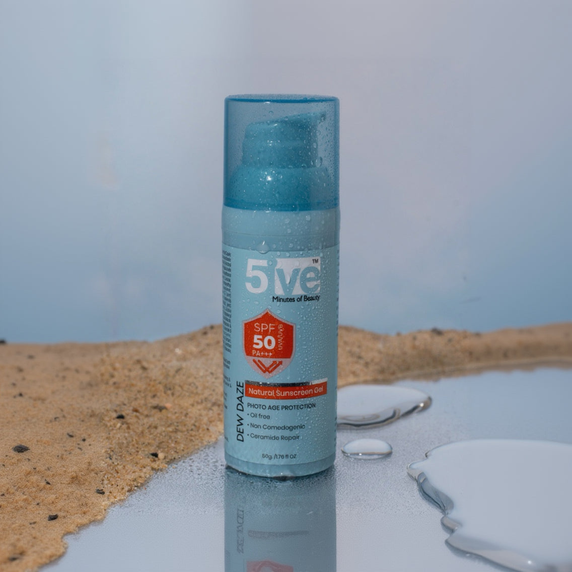 Dew Daze Sunscreen SPF 50 PA+++Gel - 50 ml