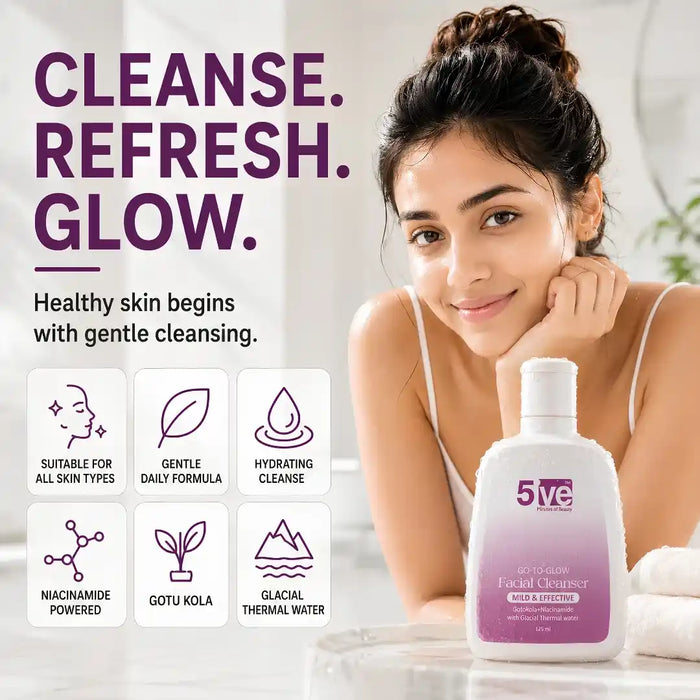 Go to Glow Facial Cleanser All Skin Types - 125 ml