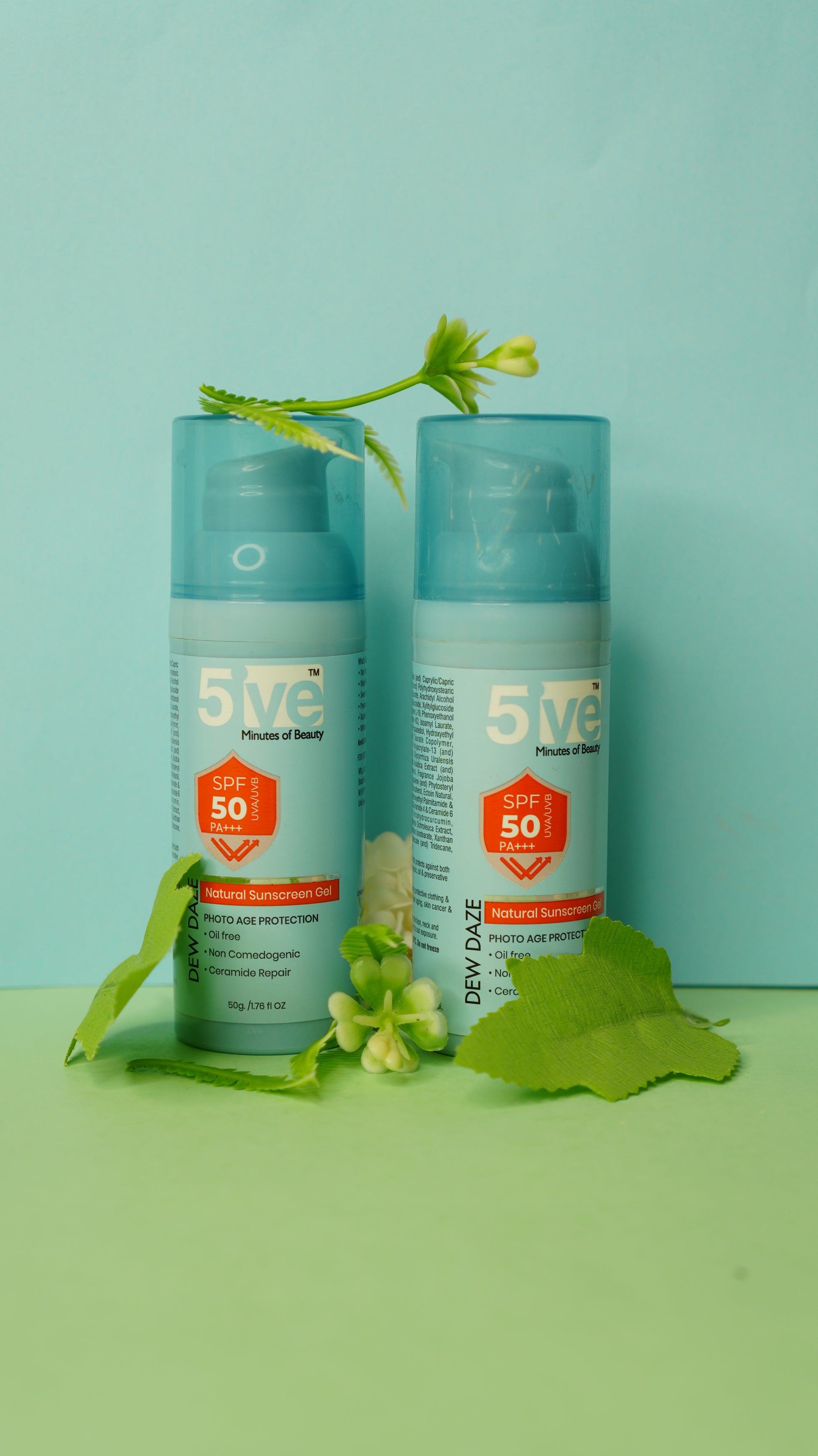 Dew Daze Sunscreen SPF 50 PA+++Gel - 50 ml