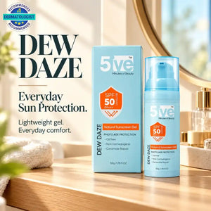 Dew Daze Sunscreen SPF 50 PA+++Gel - 50 ml
