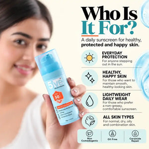 Dew Daze Sunscreen SPF 50 PA+++Gel - 50 ml