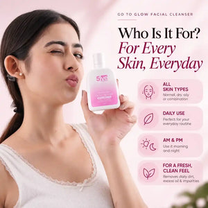Go to Glow Facial Cleanser All Skin Types - 125 ml