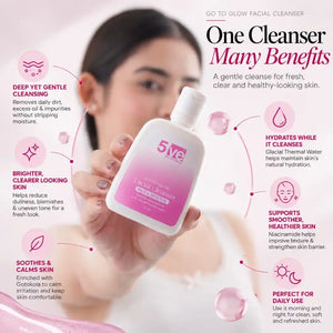Go to Glow Facial Cleanser All Skin Types - 125 ml