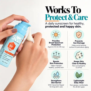 Dew Daze Sunscreen SPF 50 PA+++Gel - 50 ml