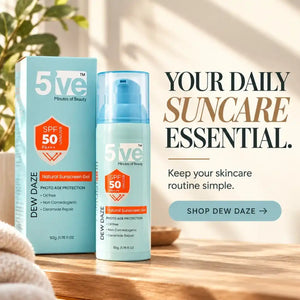 Dew Daze Sunscreen SPF 50 PA+++Gel - 50 ml