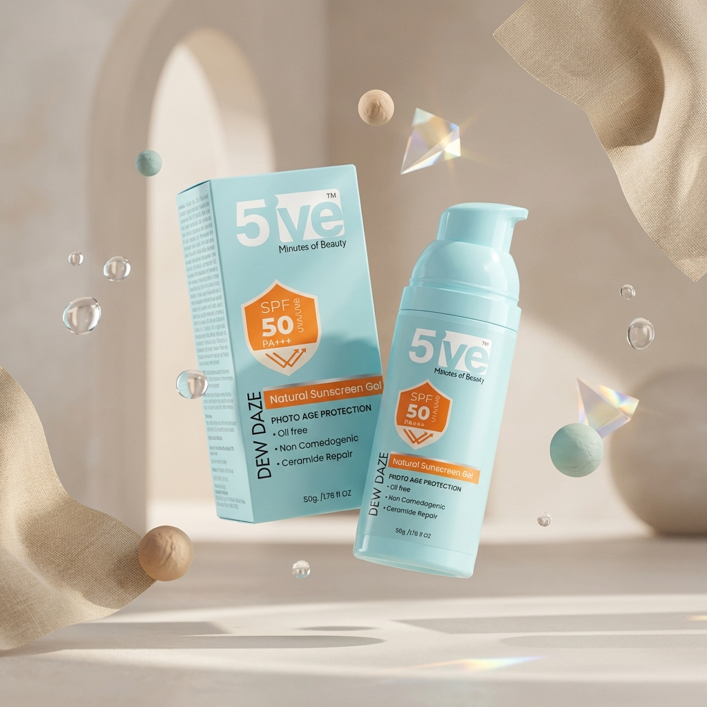 Dew Daze Sunscreen SPF 50 PA+++Gel - 50 ml