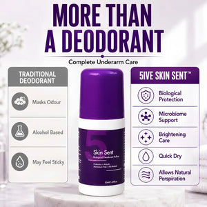 5ive Skin Sent™ Biological Deodorant Roll-On