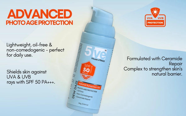 How to use Dew Daze Sunscreen SPF 50 PA+++Gel - 50 ml