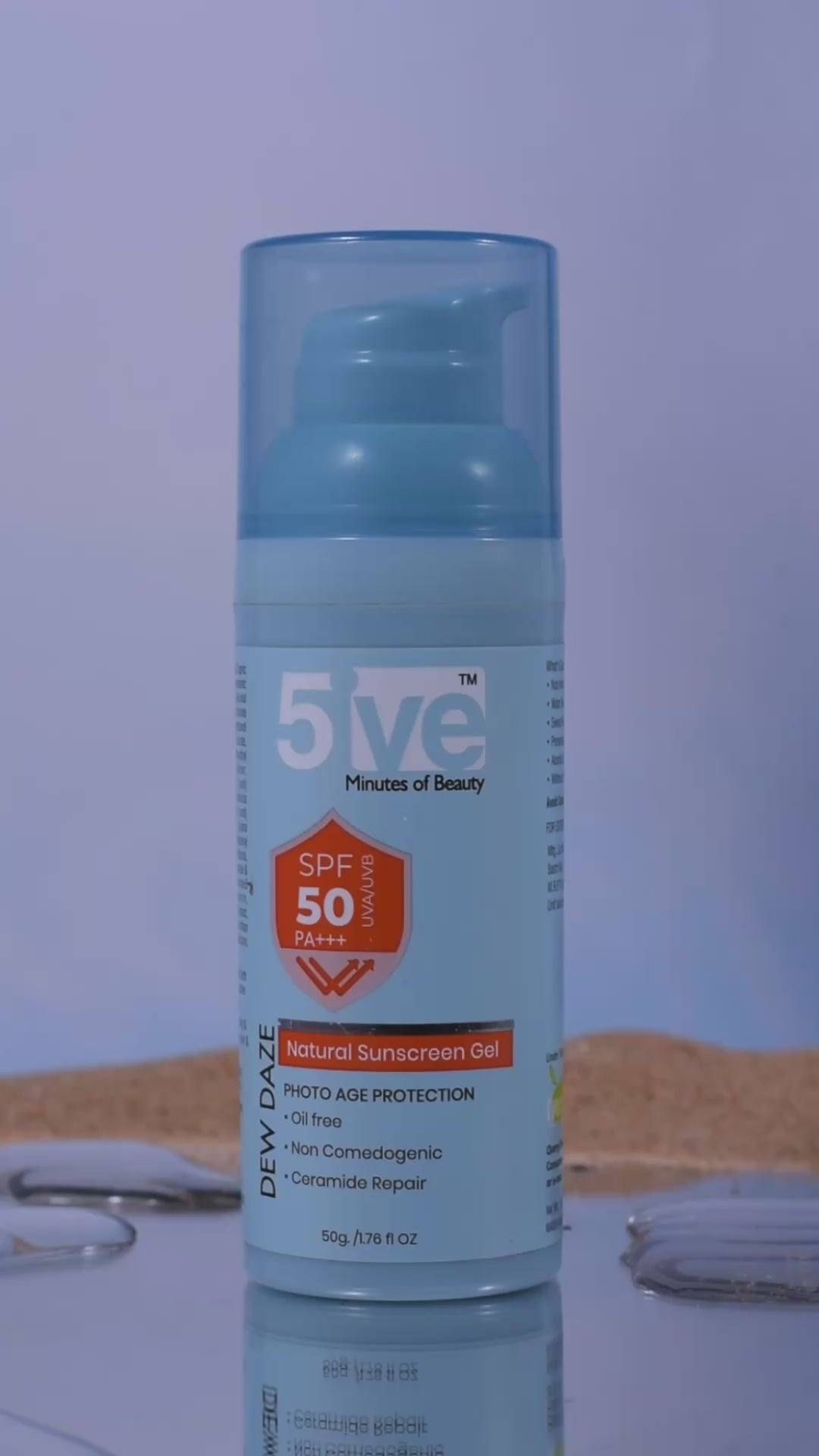 Dew Daze Sunscreen SPF 50 PA+++Gel - 50 ml