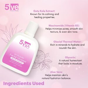 5ive Go-To-Glow Facial Cleanser 125ml