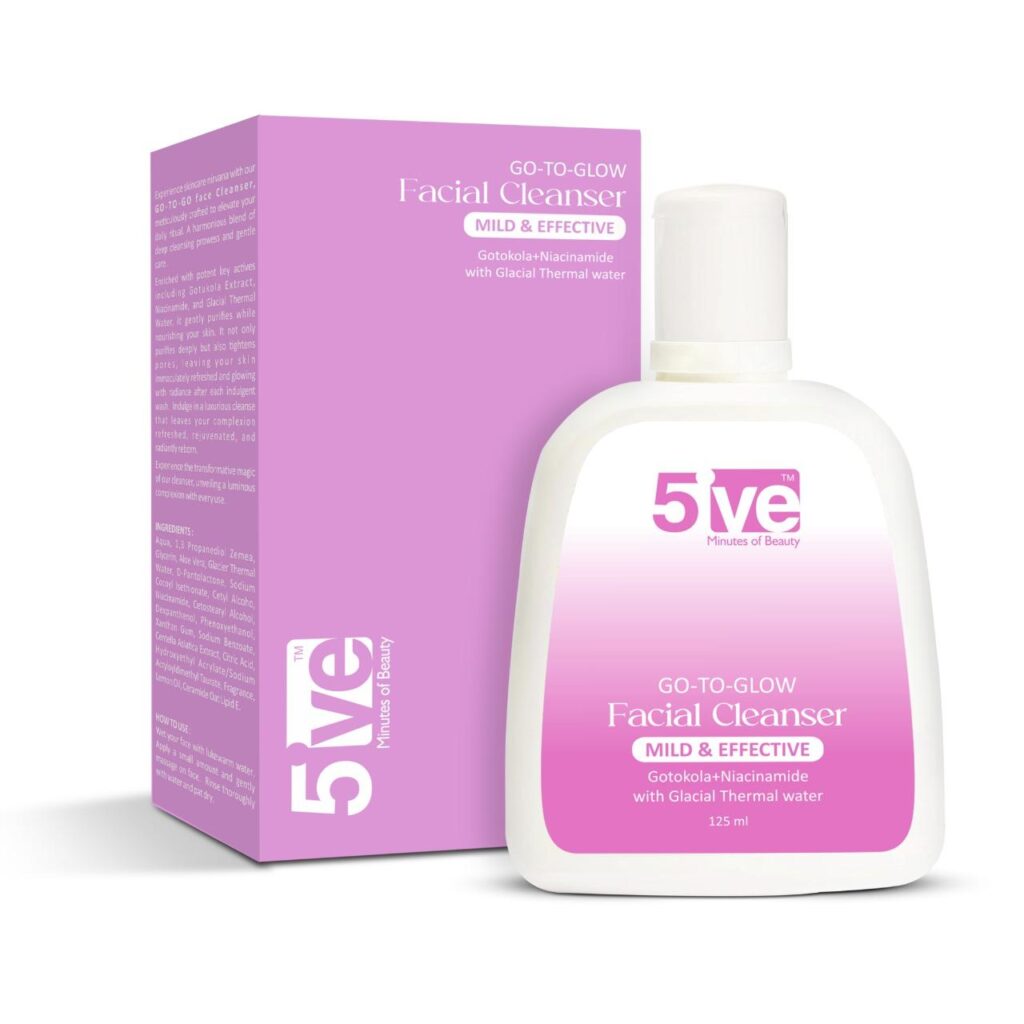 5ive Go-To-Glow Facial Cleanser 125ml