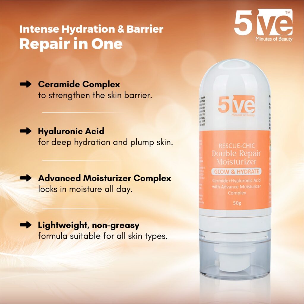 5ive Rescue-Chic Double Repair Moisturizer 50g