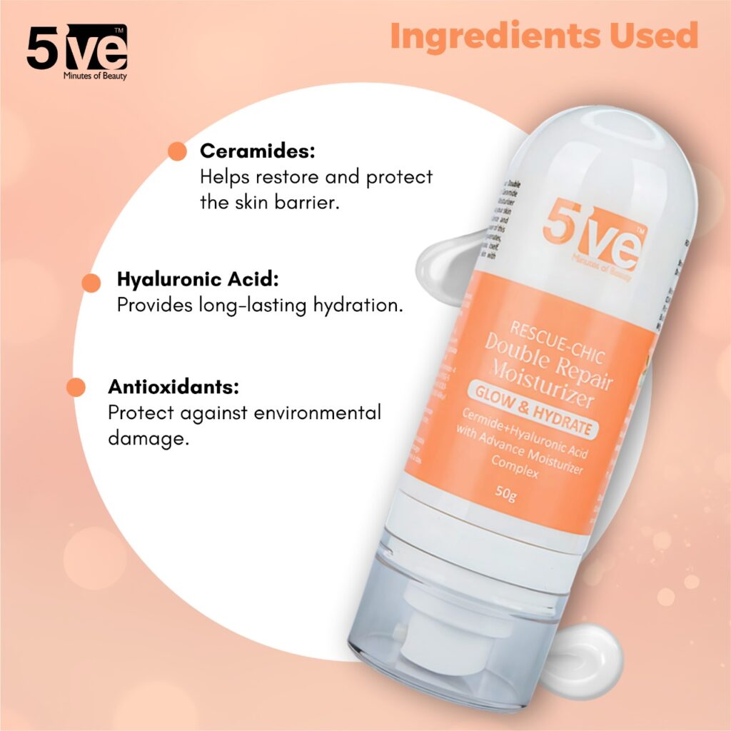 5ive Rescue-Chic Double Repair Moisturizer 50g