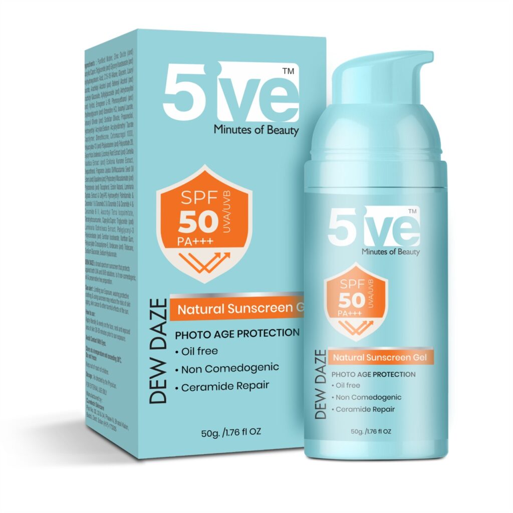 5ive Dewdaze Sunscreen gel spf 50pa +++ 50g