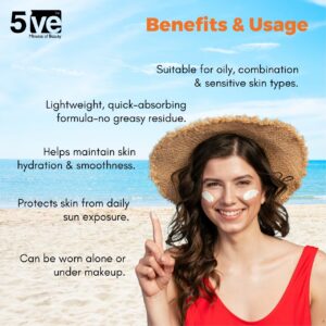 5ive Dewdaze Sunscreen gel spf 50pa +++ 50g